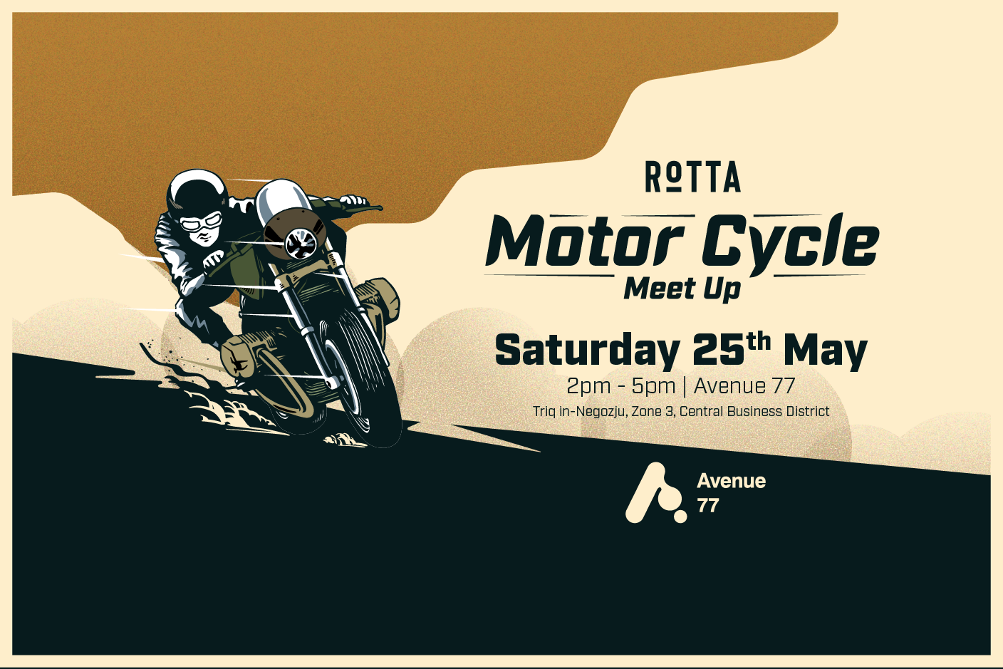 Gear Up for the Rotta Motor Cycle Meet Up at Avenue 77!